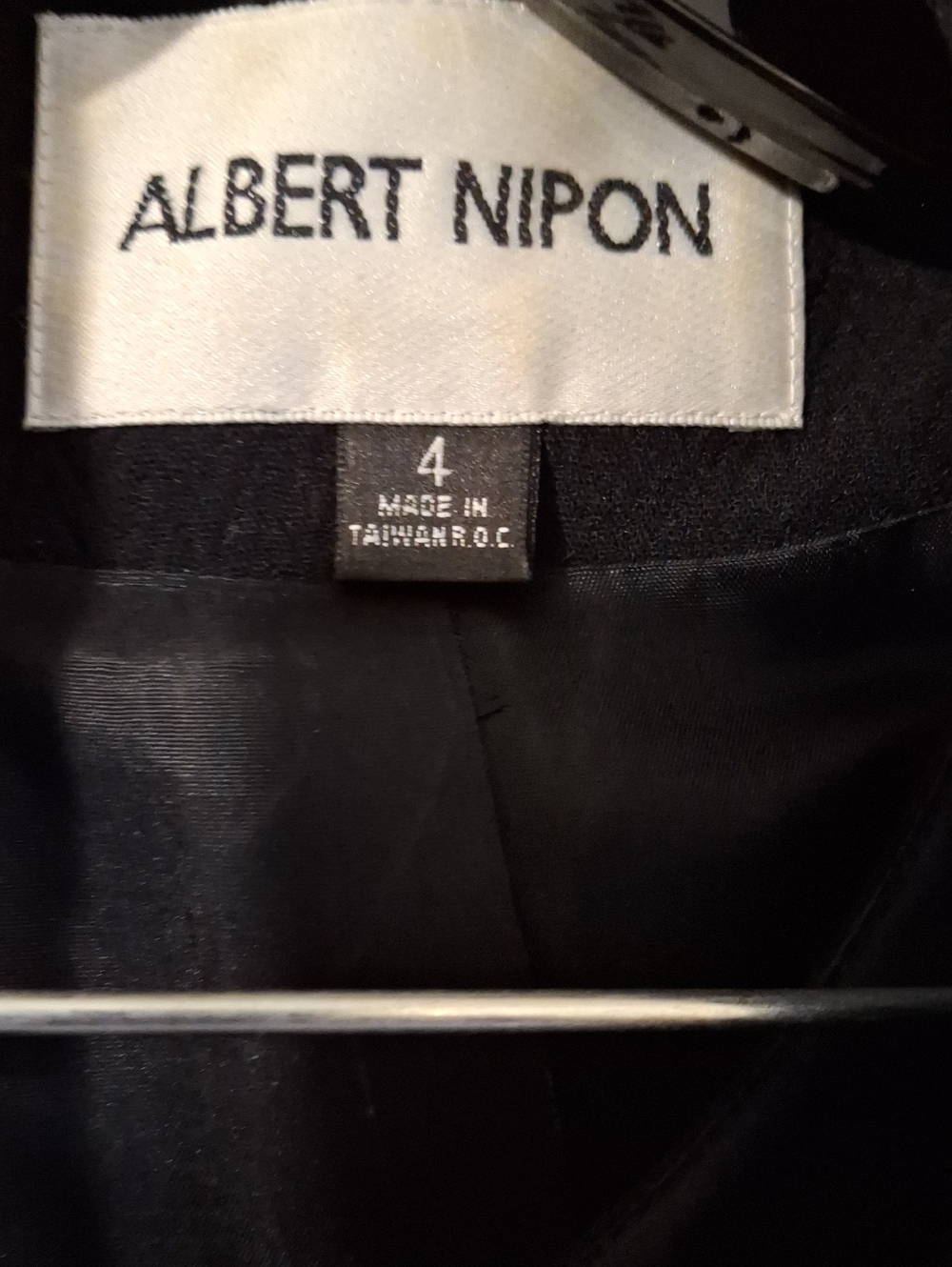 Albert Nipon Black Classic 3 piece suite.